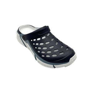 Joybees Adult Trekking Clog (Men's) Navy/White - Medium